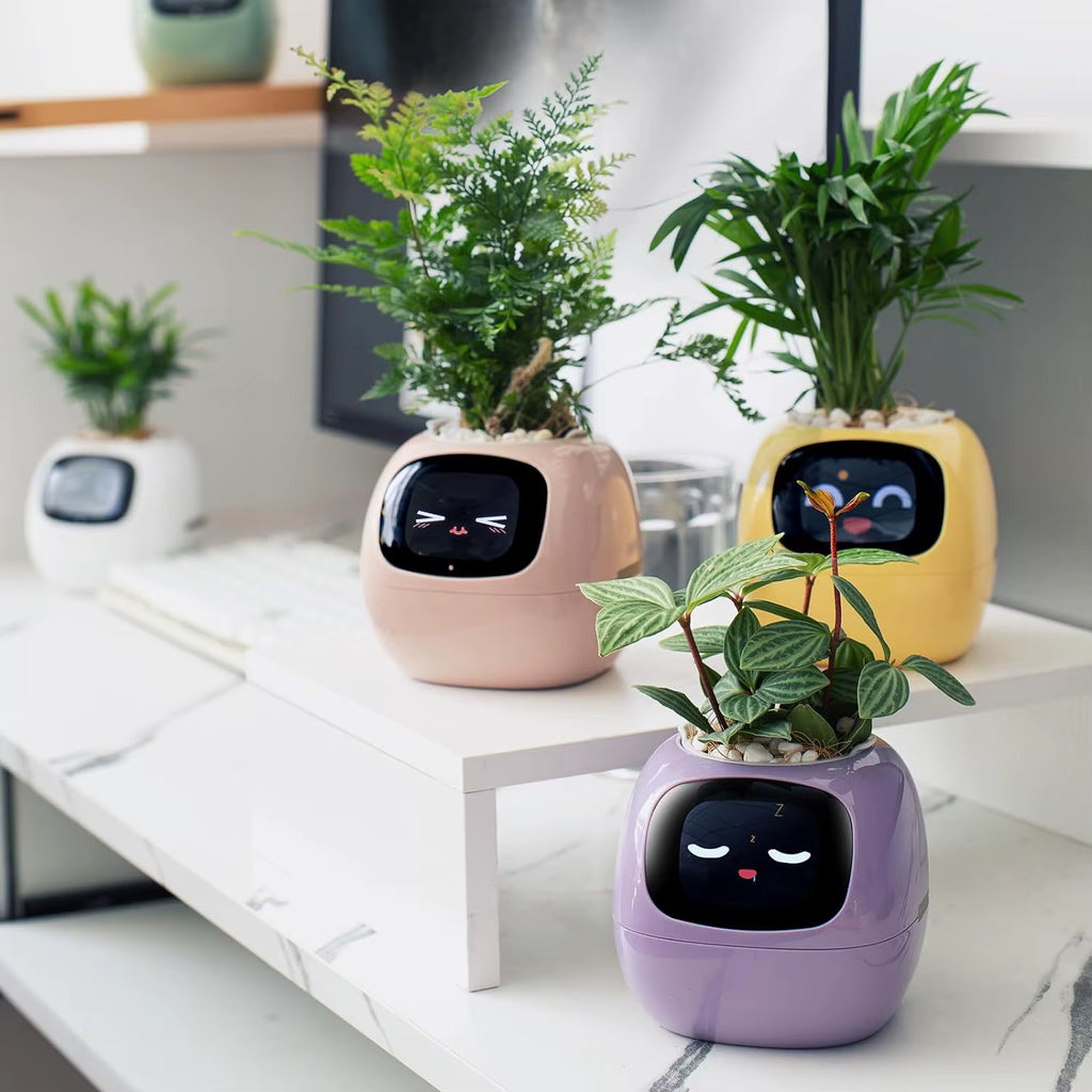 Smart Mimi AI Flower Pot